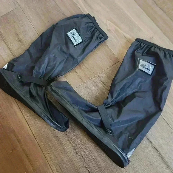 Waterproof Rain Boot Shoes Covers Foldable Reusable Slip Resistant Overs - Picture 10 of 10